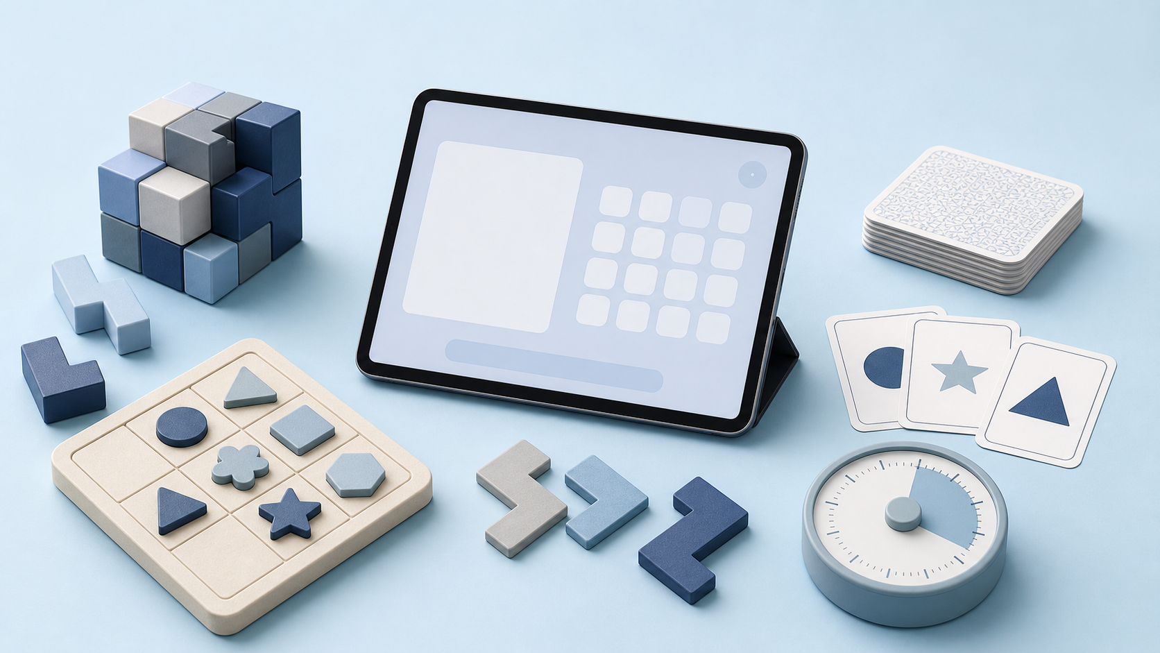 Brain Training Tools editorial illustration