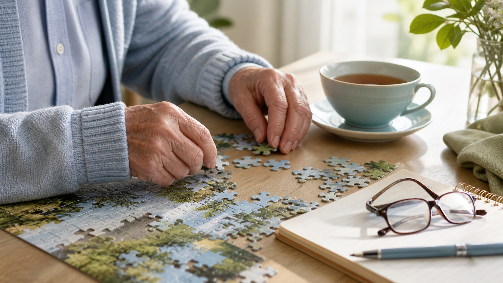 Older Adults editorial illustration