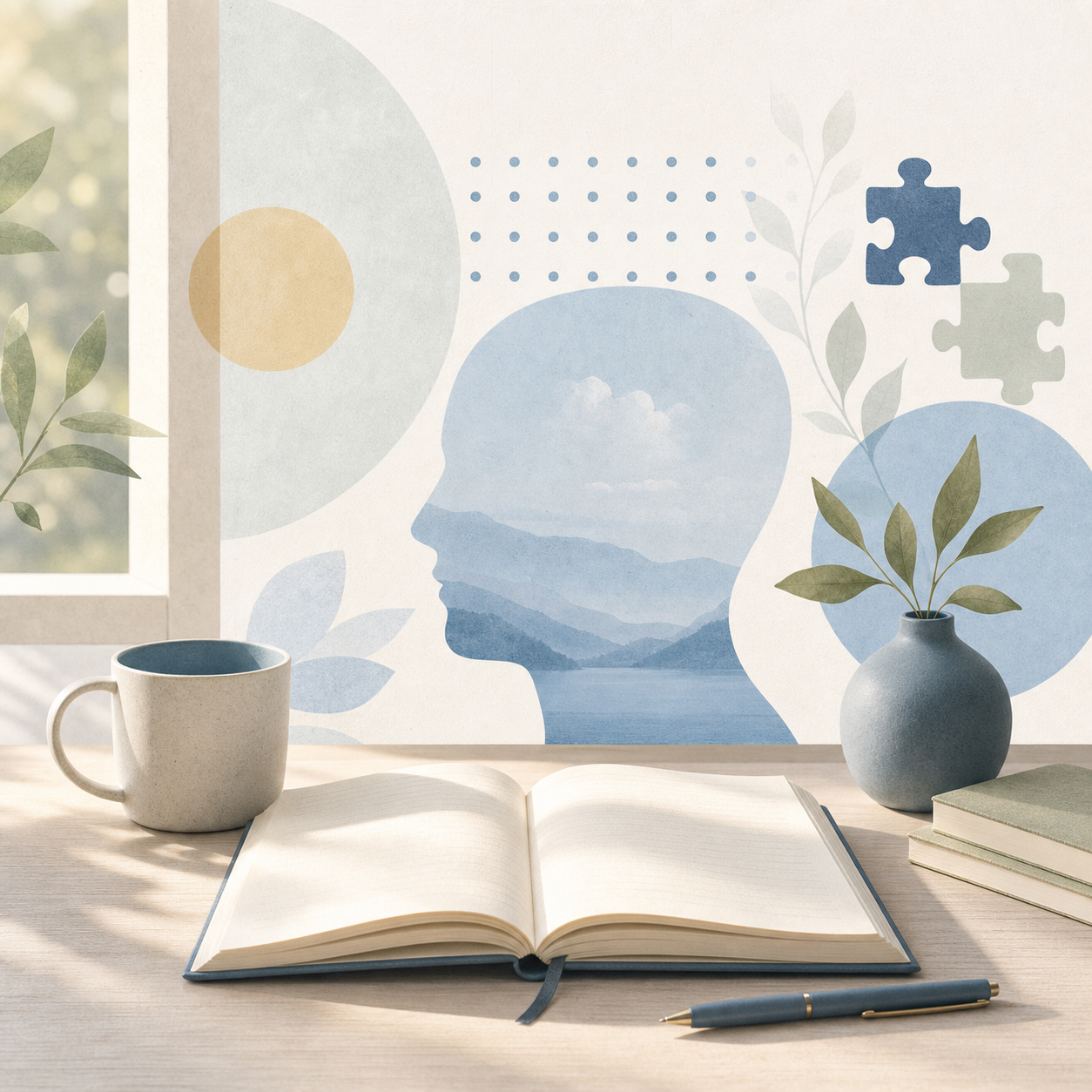 Everyday Cognitive Health editorial illustration