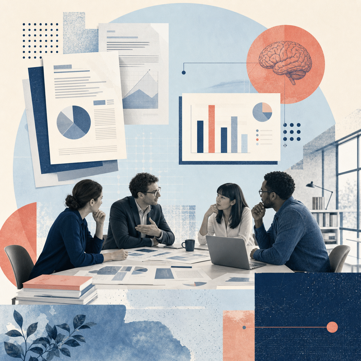 Research & Industry editorial illustration