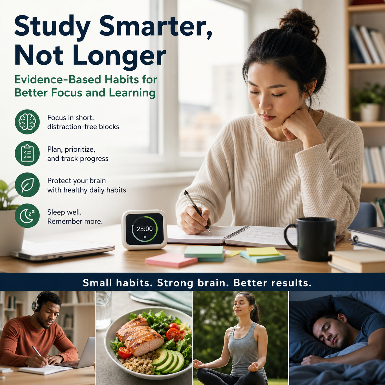 Student Focus Plan: Study Sessions That Feel Manageable supporting illustration