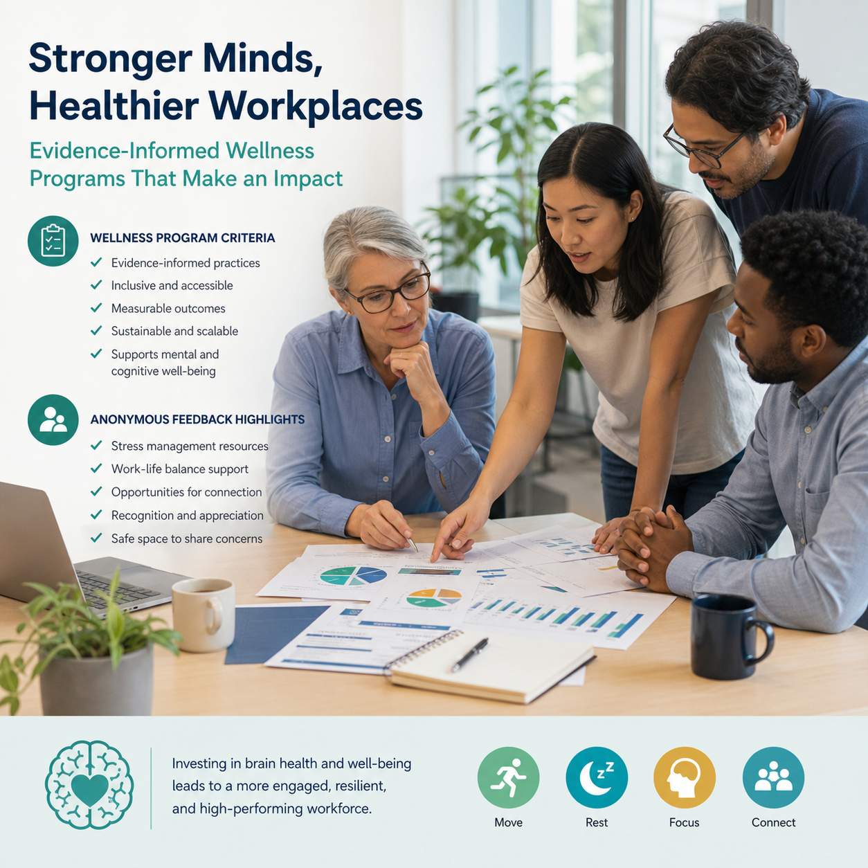How to Evaluate a Workplace Brain Health Program supporting illustration
